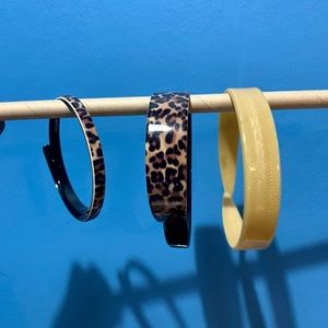 3 head bands by J crew.